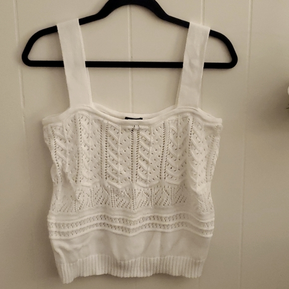 Express cropped knit sweater medium - Picture 2 of 5